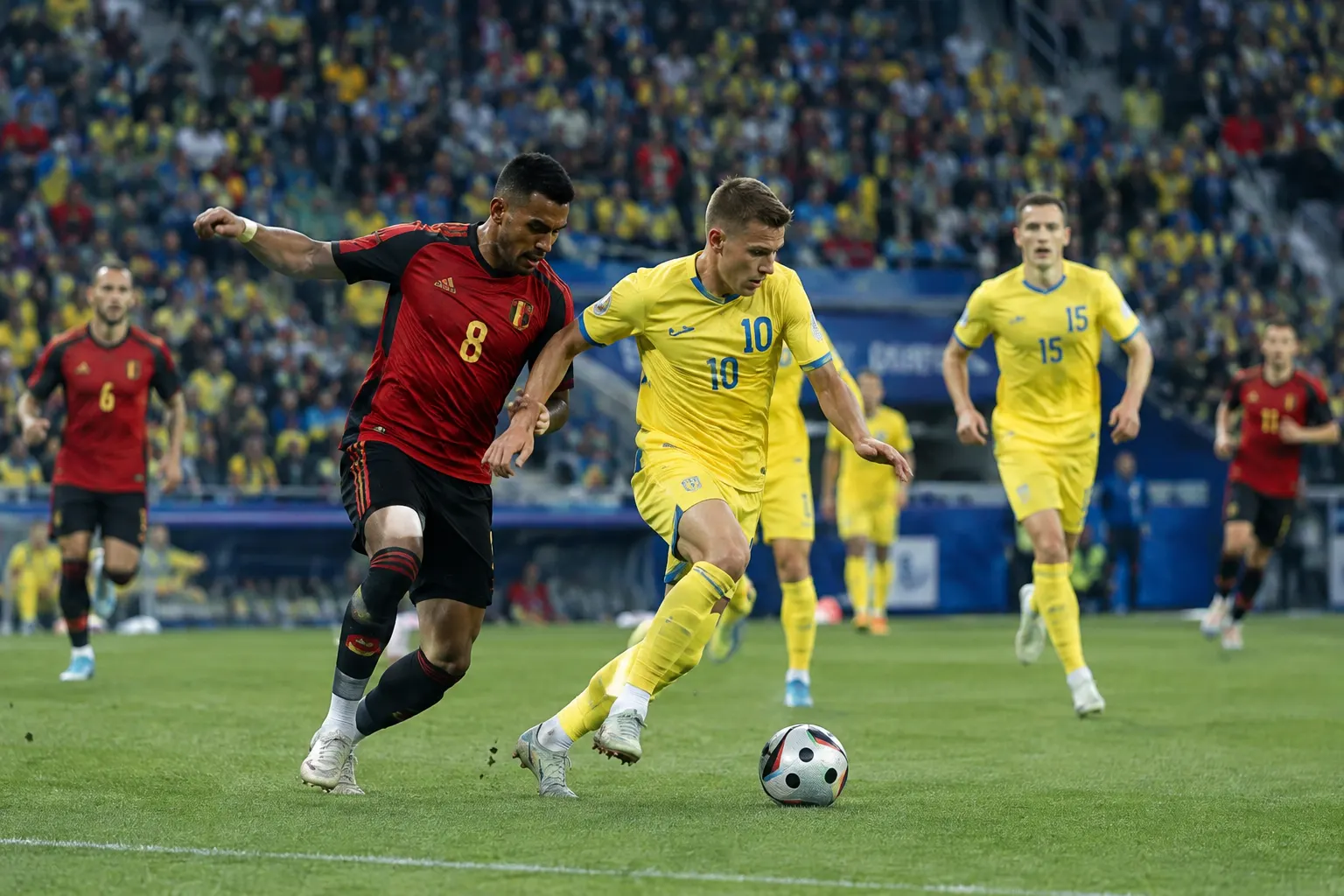 Україна перемогла Бельгію 3:1 у плей-оф Ліги націй